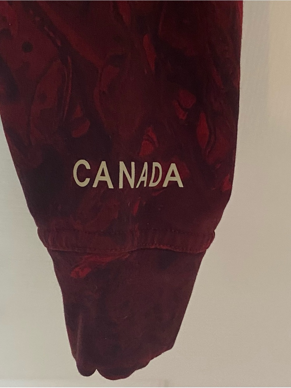 Lululemon Team Canada Olympics All Yours Cropped Hoodie - Red Marble - Picture 3 of 15